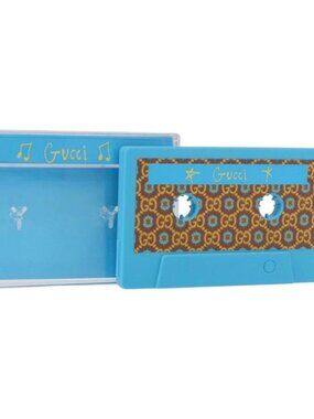 GUCCI 100th anniversary Cassette Tape USB Flash Drive 16G Blue Auth 162875V